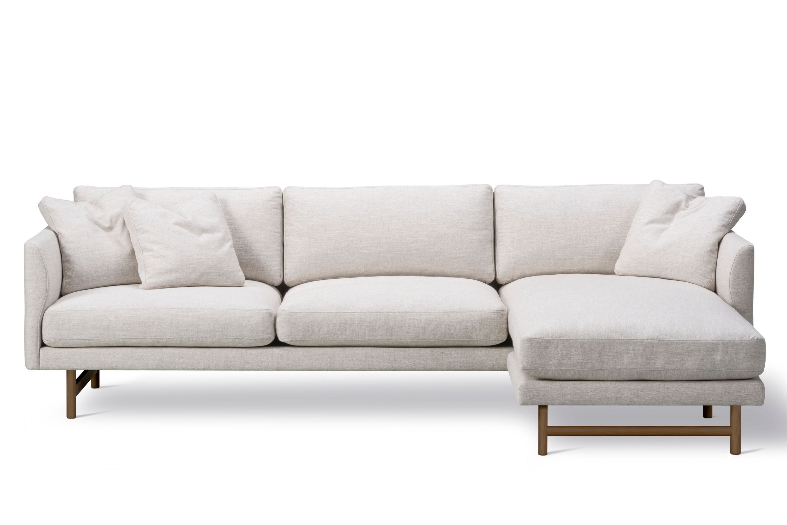 Calmo 3-seater Chaise 80 Wood Fredericia