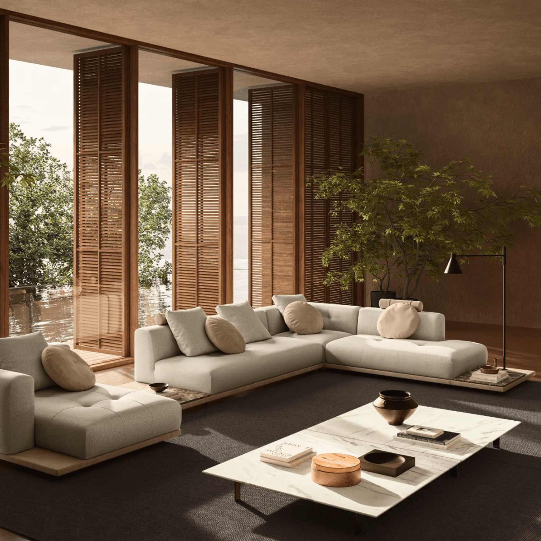Erei Zone Modular + Sofa by DePadova
