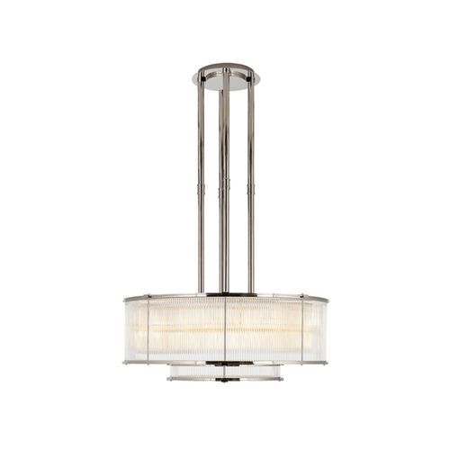 Allen Large Tiered Chandelier – Nickel