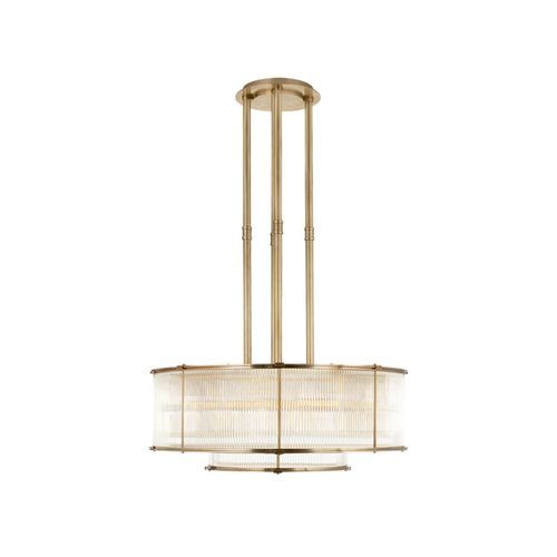 Allen Large Tiered Chandelier – Brass