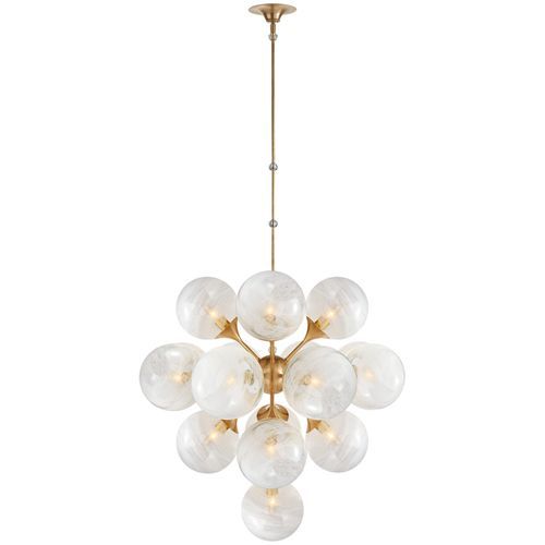 Visual Comfort AERIN Cristol Large Tiered Chandelier