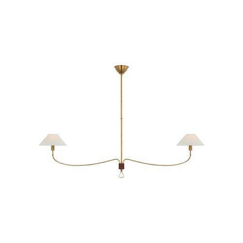 Visual Comfort Alexa Hampton Griffin Grande Linear Chandelier