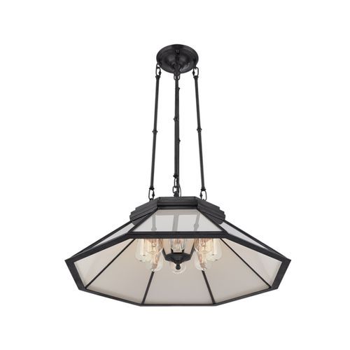Rivington Medium 8-Paneled Chandelier – Bronze