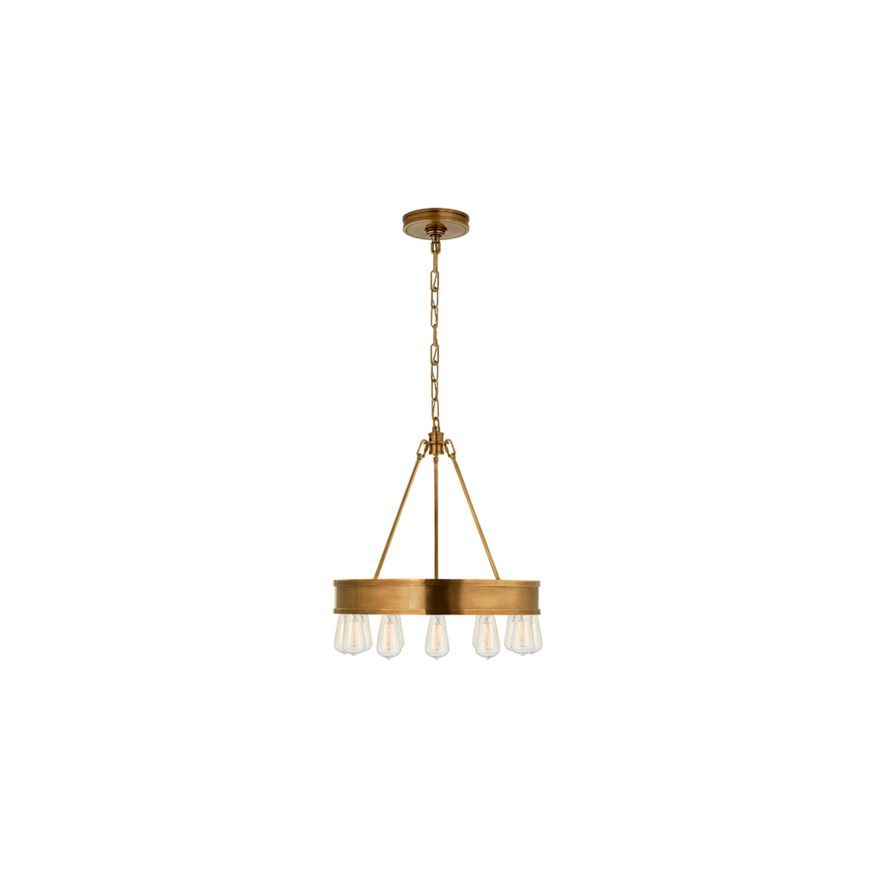 Roark 20″ Modular Ring Chandelier – Brass