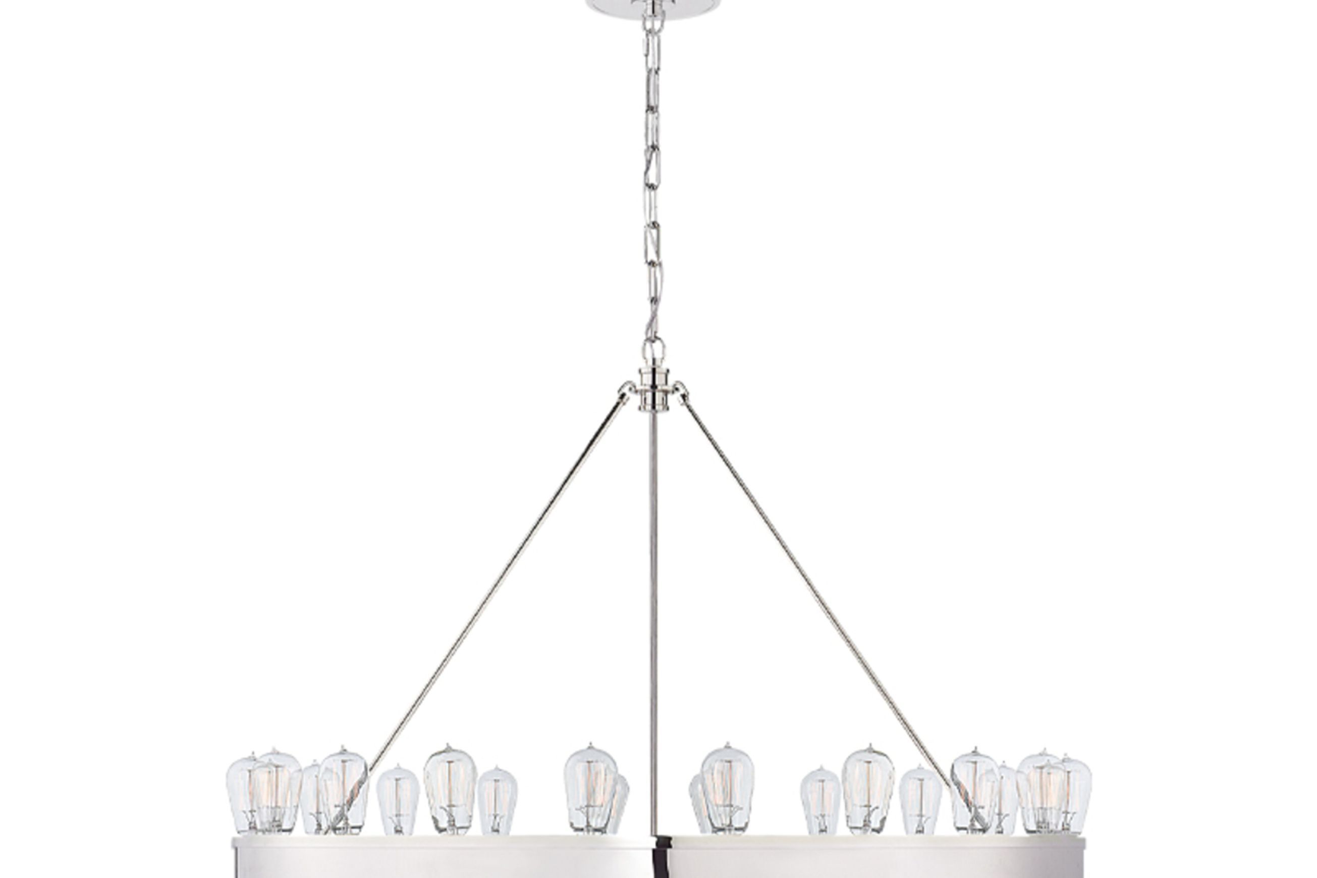 Roark 40″ Modular Ring Chandelier – Nickel