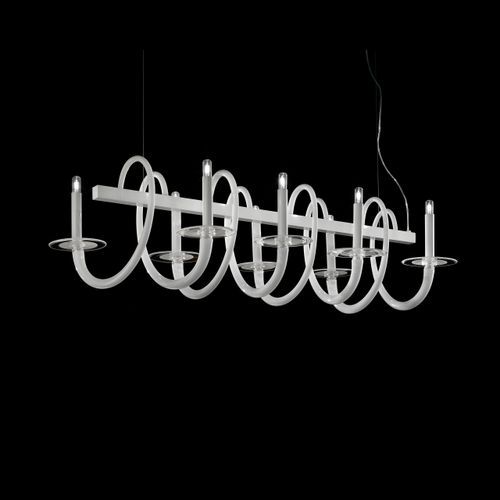 Modular Hi-Tech Linear Chandelier  8 LED Lights