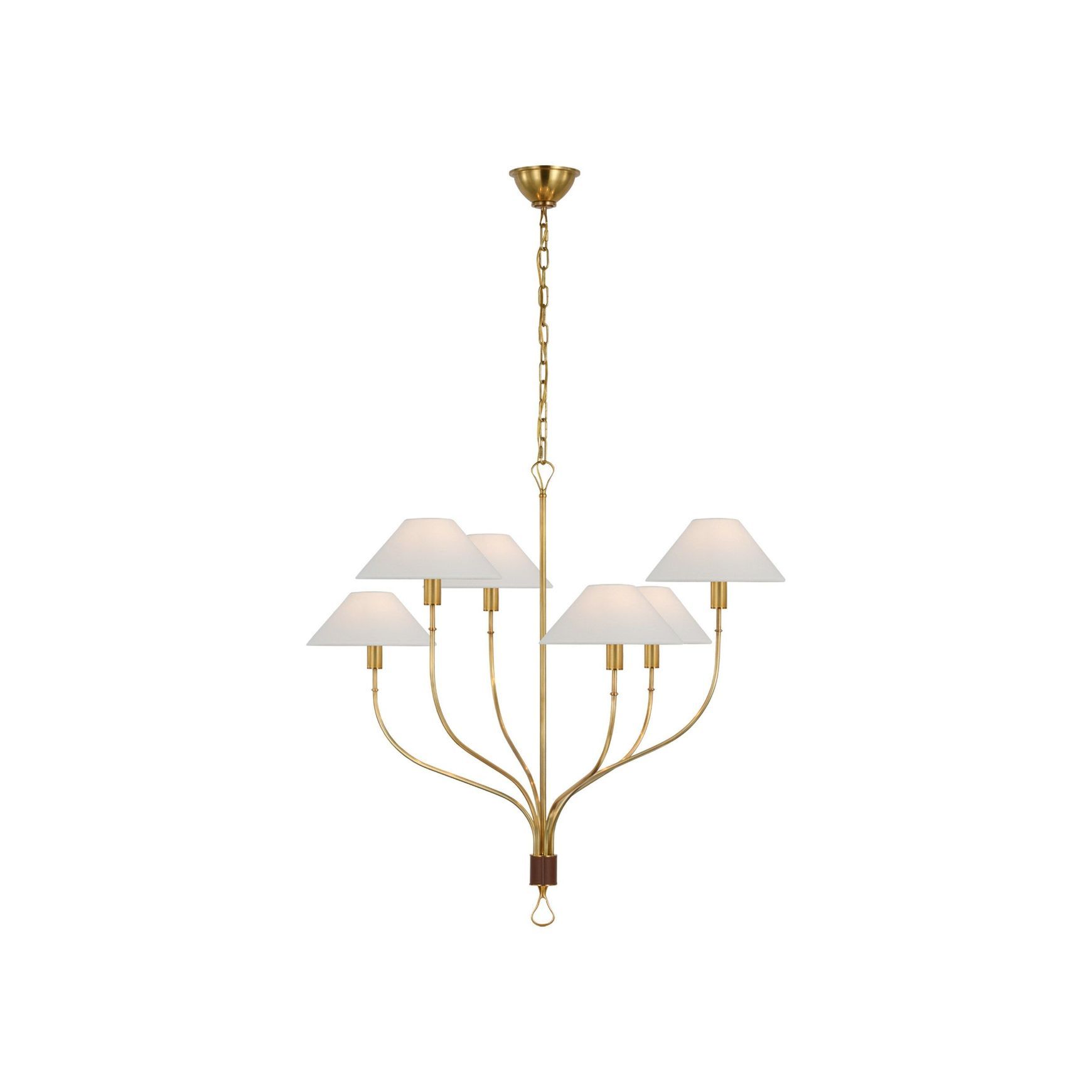 Amber Lewis Griffin Large Staggered Tail Chandelier