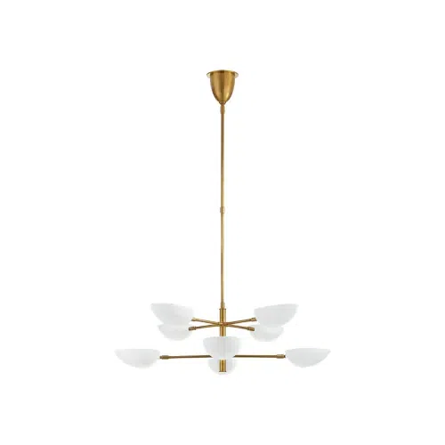 Graphic Large Two-Tier Chandelier