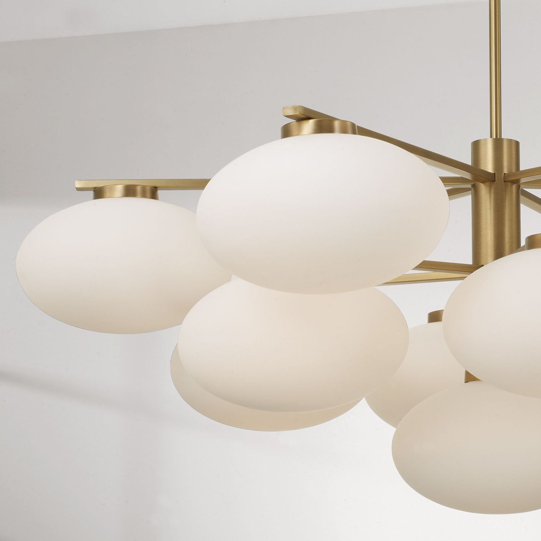 Luca 13 Light Chandelier in Aged Brass
