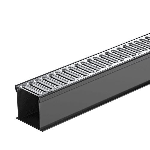 Rain Drain™ Trade – 1 m Galvanised Steel Grate & Joiner