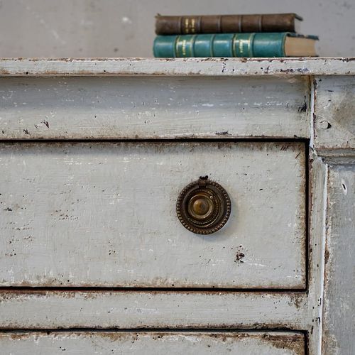 Antique French Directoire Painted Commode