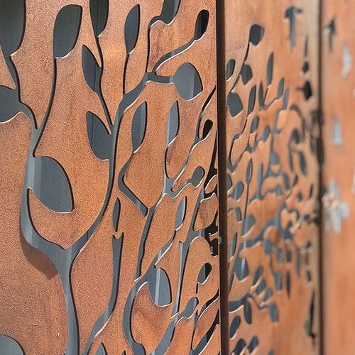 Custom Outdoor Corten Signs And Screens