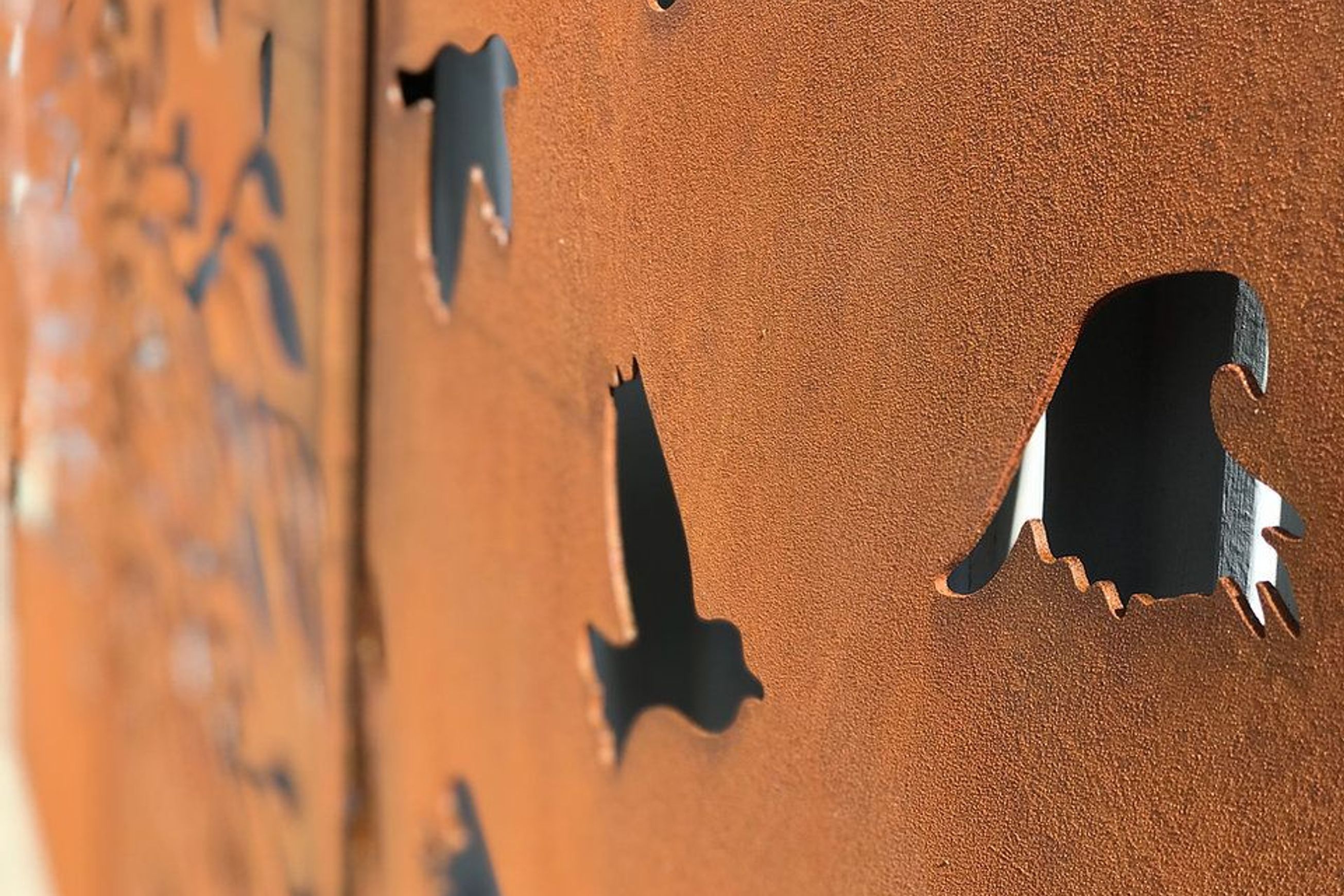 Custom Outdoor Corten Signs And Screens