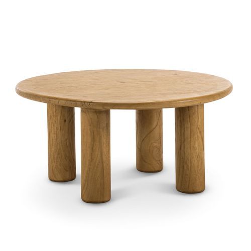 Khakti Round Pillar Coffee Table