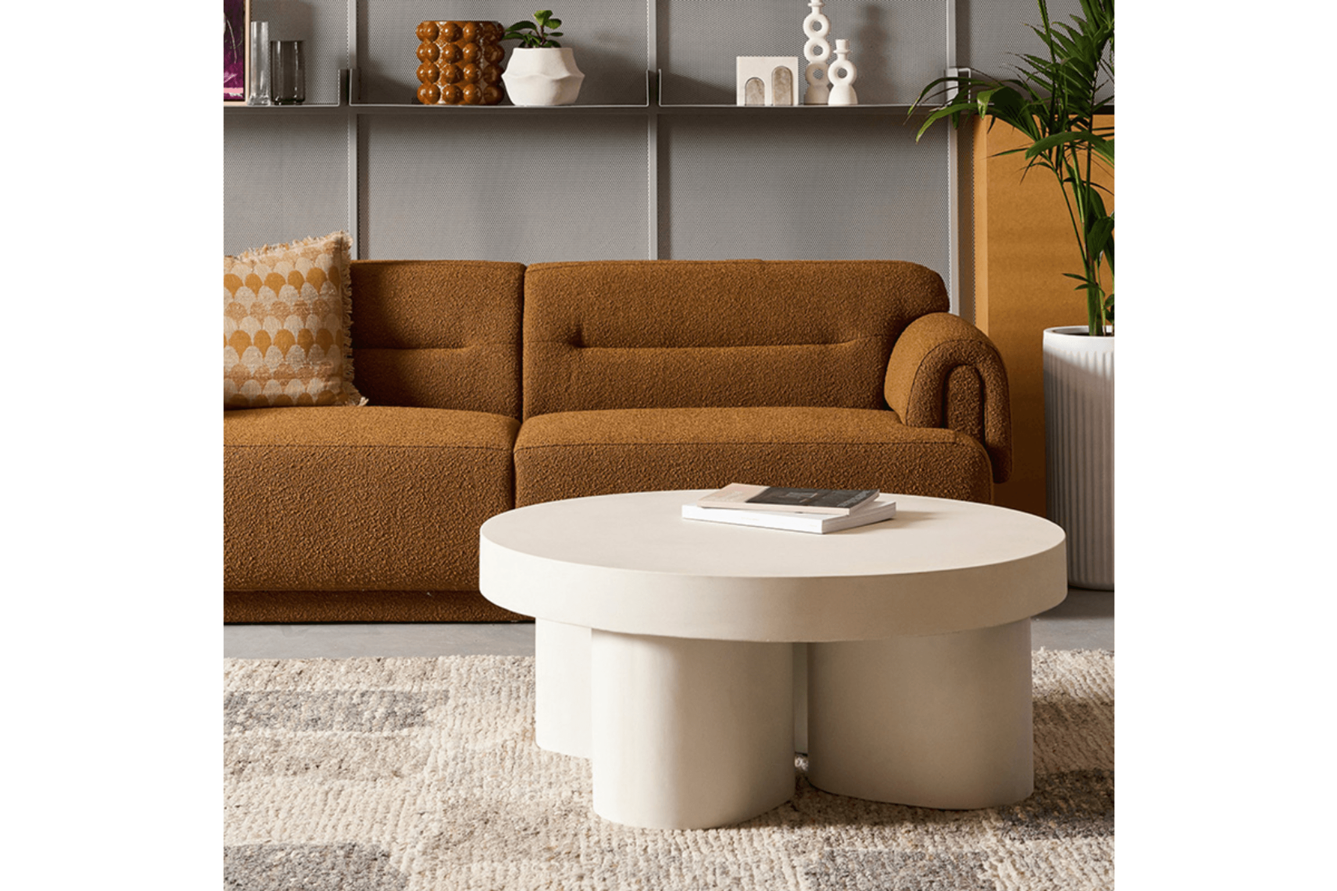 Concrete Tuba Coffee Table