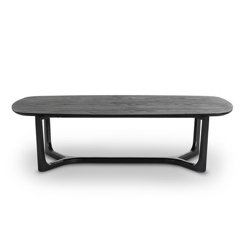 Span Ashwood Oval Coffee Table | Black