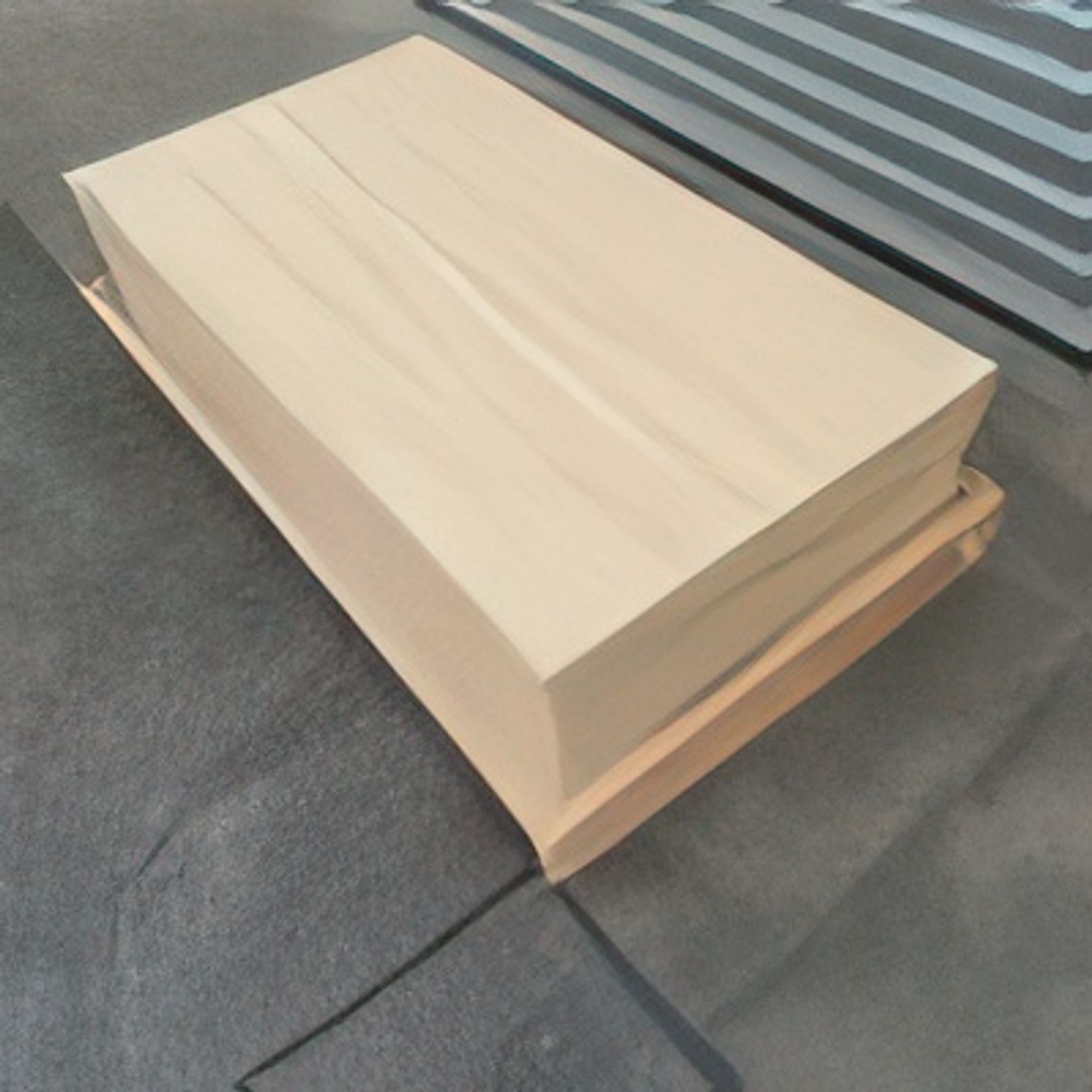 Block Coffee Table/Vein Cut Travertine -Large | Natural Stone Co.