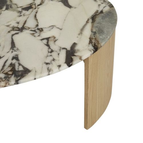 Oberon Curve Marble Coffee Table