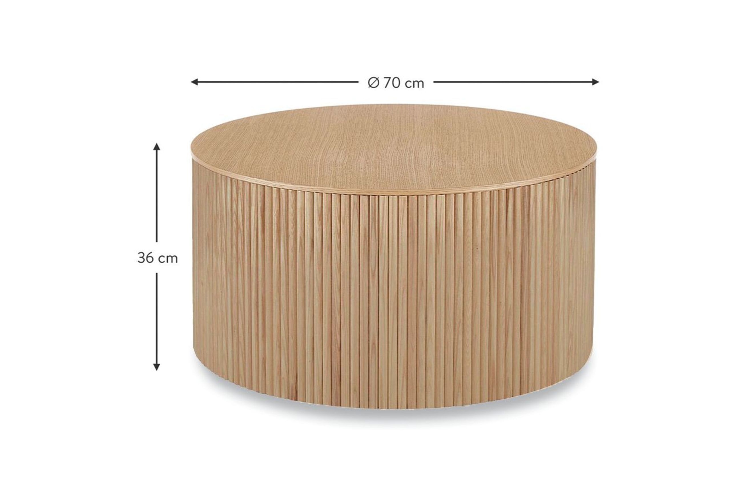 Ridge Coffee Table - Natural