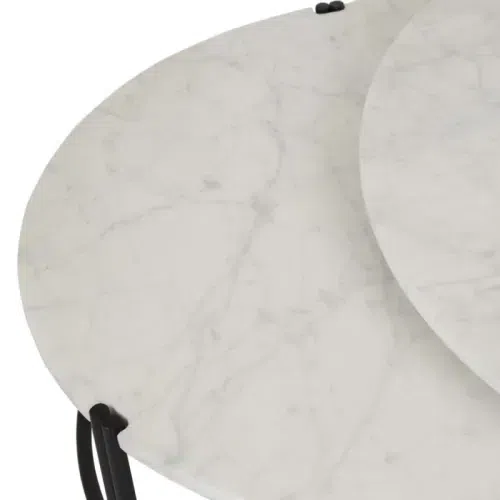 Atlas Twin Nest Marble Coffee Table