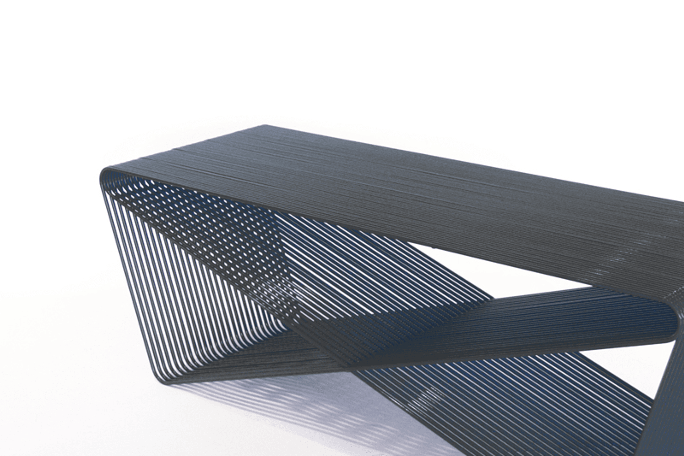 Steel Table Large by Goldsworthy Studio