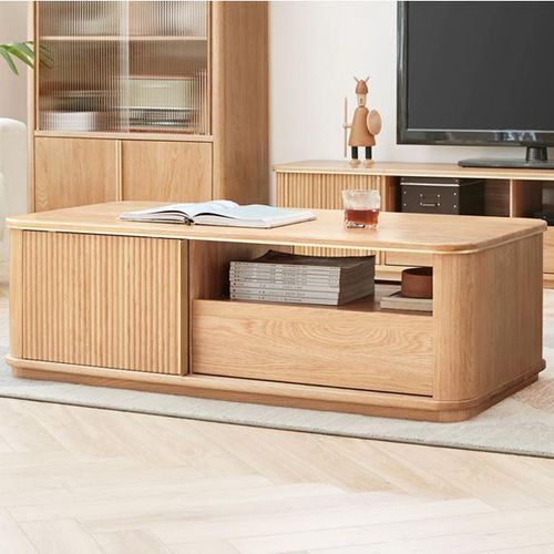Lena Natural Solid Oak Coffee Table