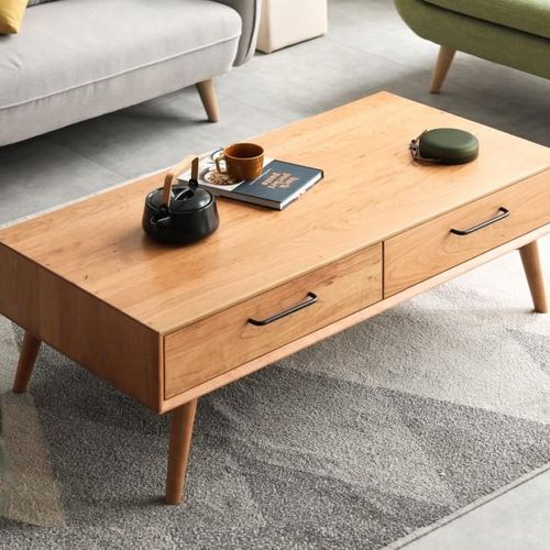 Prunus Solid Cherry Large Coffee Table