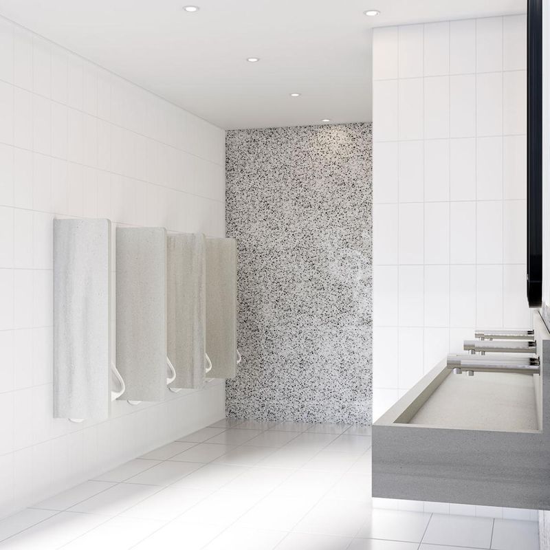 Corian Urinal Divider