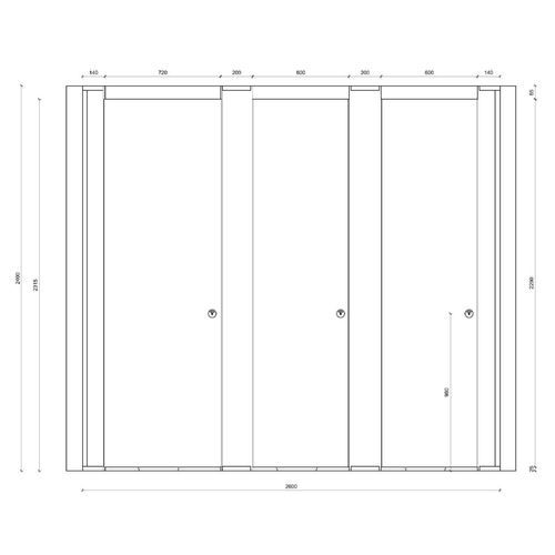 Toilet Partition Fronts