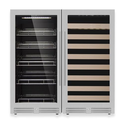1200mm Height Upright Single Zone Wine and Beer Combo