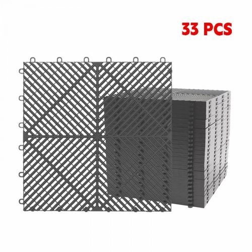 Interlocking Garage Floor Tiles 40x40x1.8 cm Deck Tile