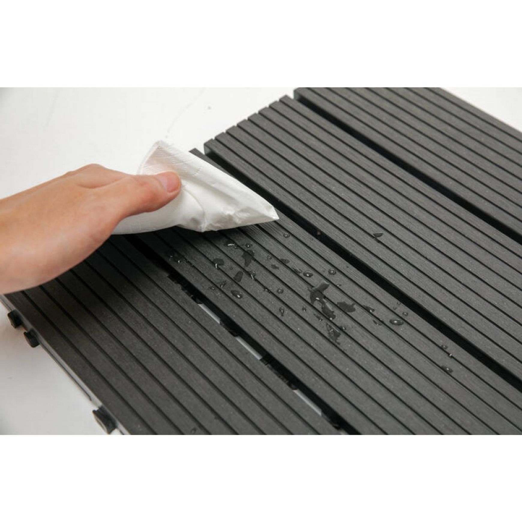 DIY Decking Tiles Black 300*300*20 - Pack of 10