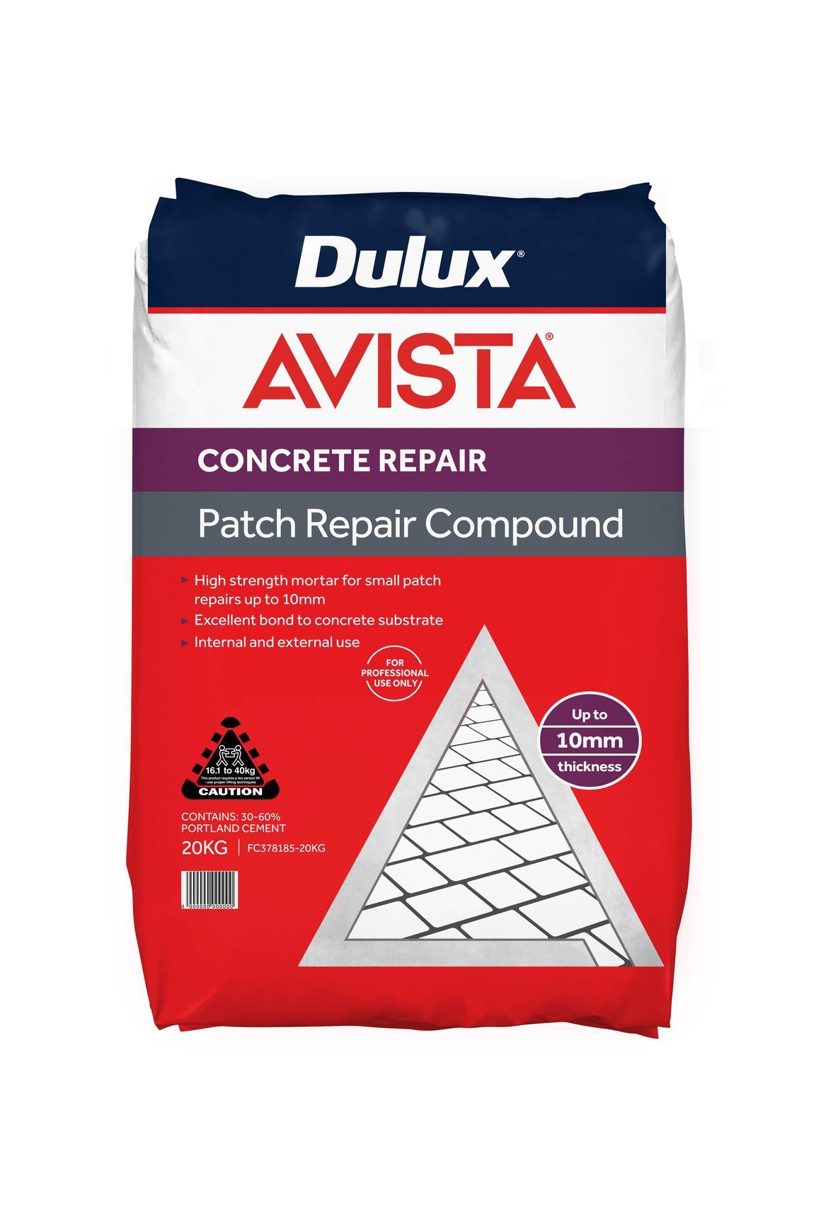Dulux Avista Patch Repair Compound 0-10mm