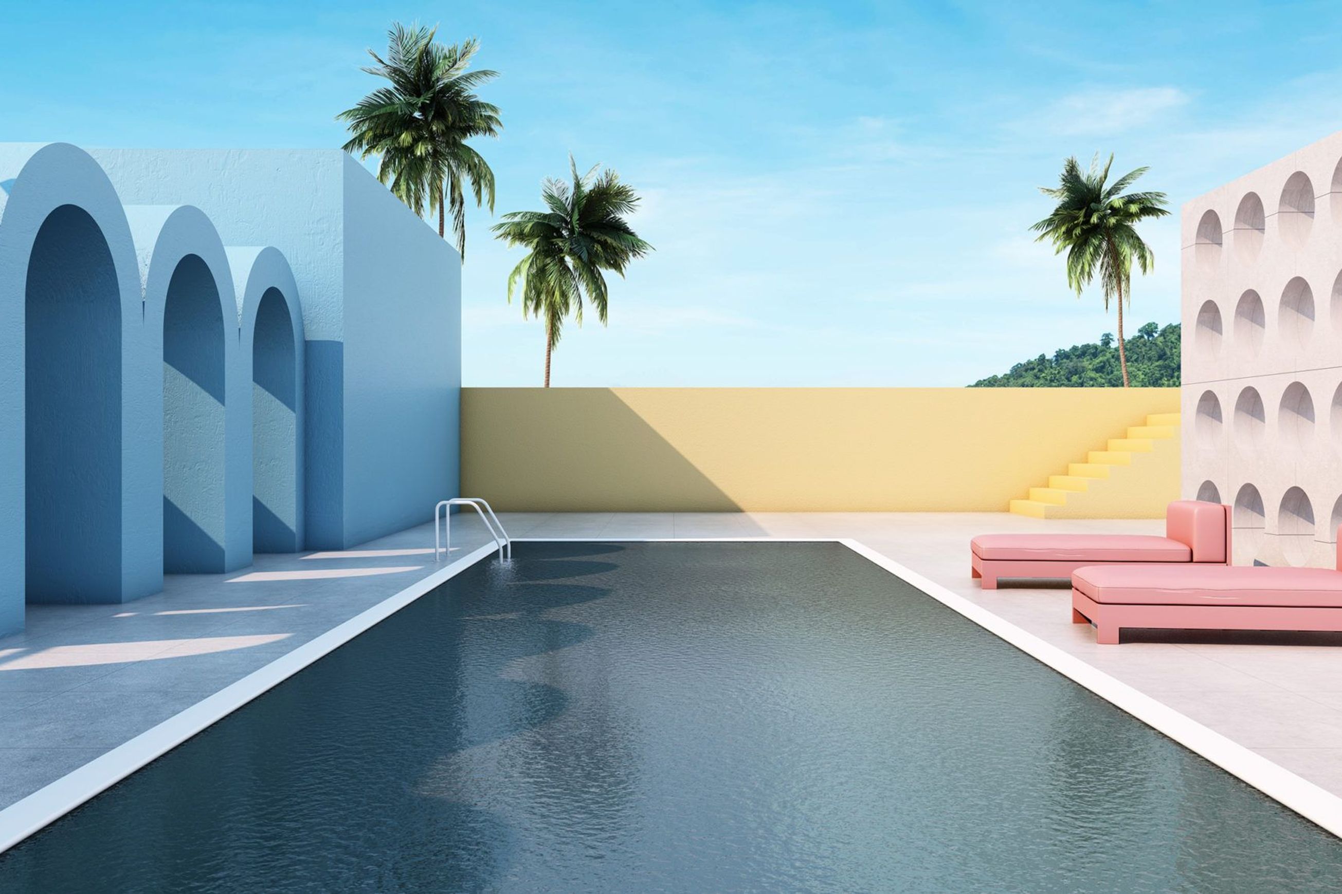 Pastel Coloured Concrete Range
