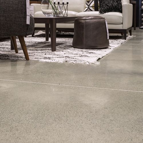 Polished Concrete Flooring - Beach House (Light Exposure)