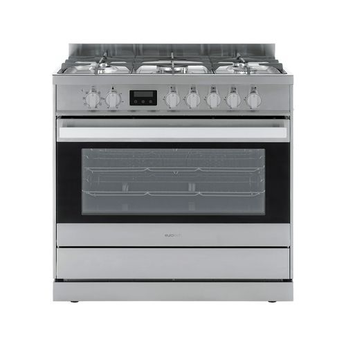 Eurotech 90cm Dual Fuel Freestanding Cooker - Stainless