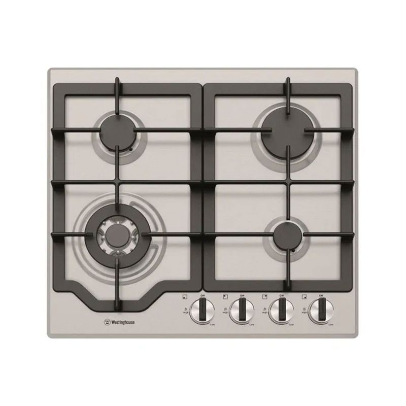 Westinghouse 60cm Stainless Steel Gas Cooktop
