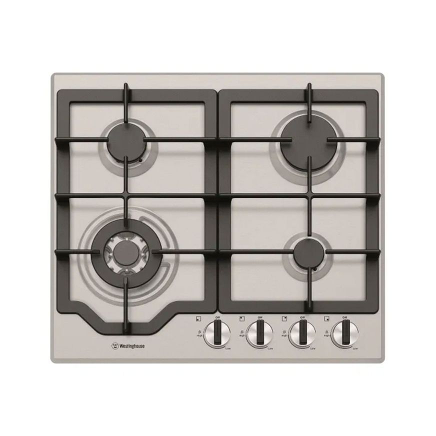 Westinghouse 60cm Stainless Steel Gas Cooktop