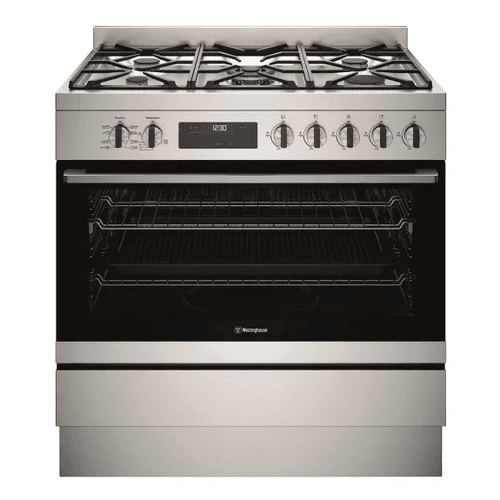 90cm Freestanding Dual Fuel Cooker - Stainless Steel