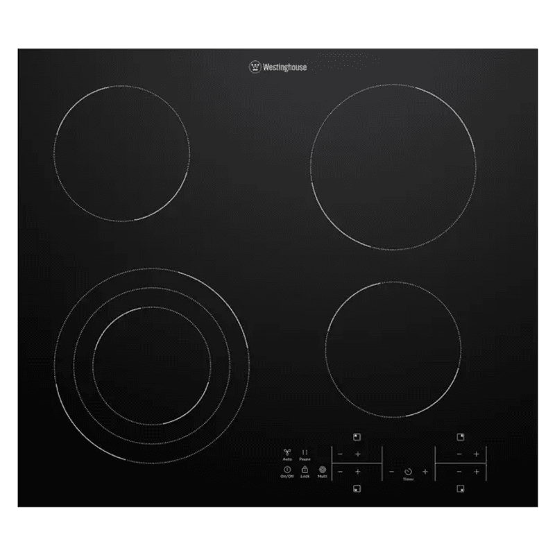 60cm Ceramic Cooktop - Black