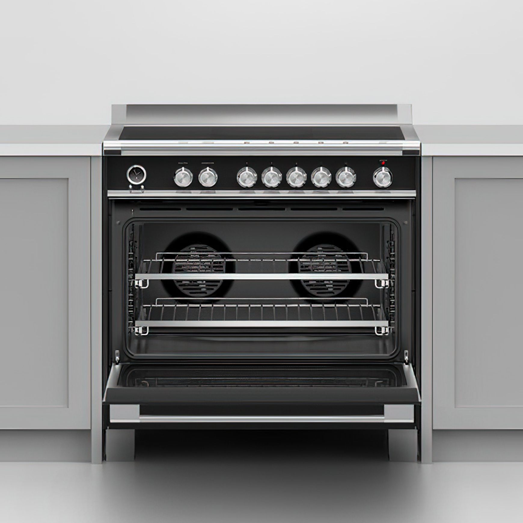 F&P Freestanding Cooker, Induction, 90cm, 5 Zones