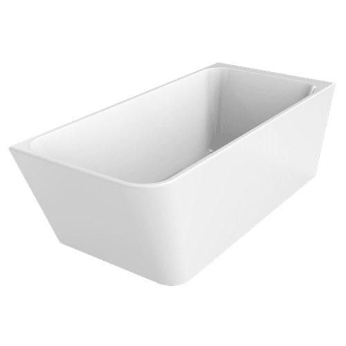 1700mm Tilt Right Hand Corner Bath Gloss White