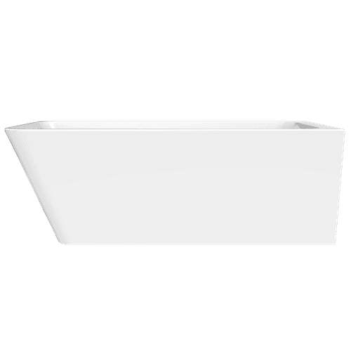 1700mm Tilt Right Hand Corner Bath Gloss White
