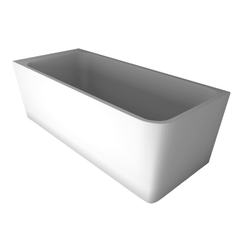 The Smith 1700mm Left Hand Corner Bath Gloss White