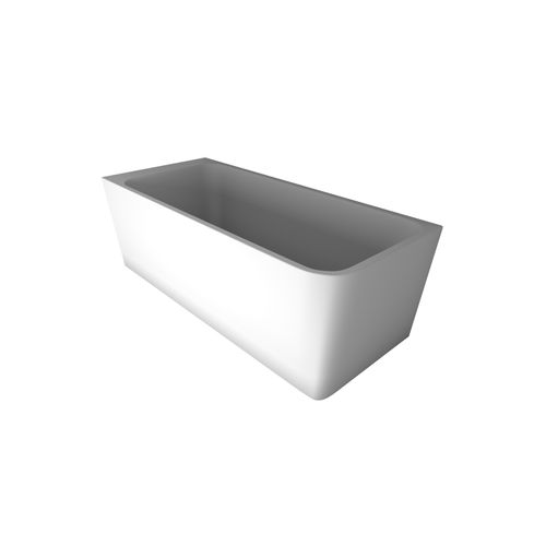 The Smith 1700mm Left Hand Corner Bath Matte White