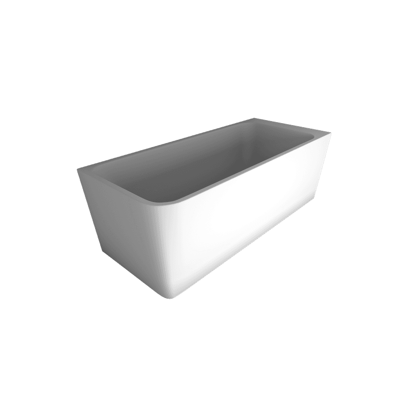 The Smith 1700mm Right Hand Corner Bath Gloss White