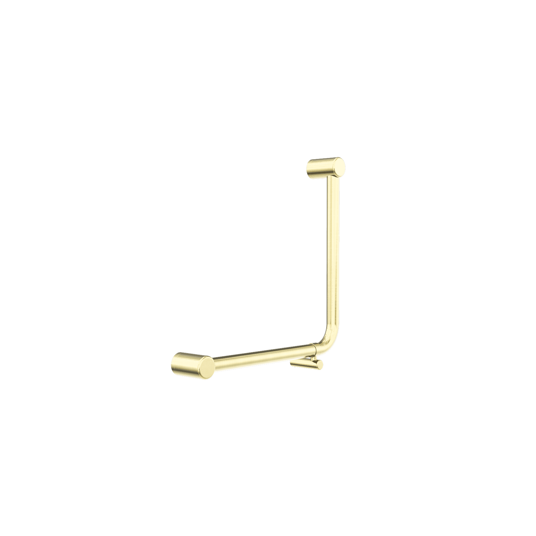 Mecca Care 32mm Ambulant 90 Degree Bent Tube Grab Rail 450X450mm Brushed Gold