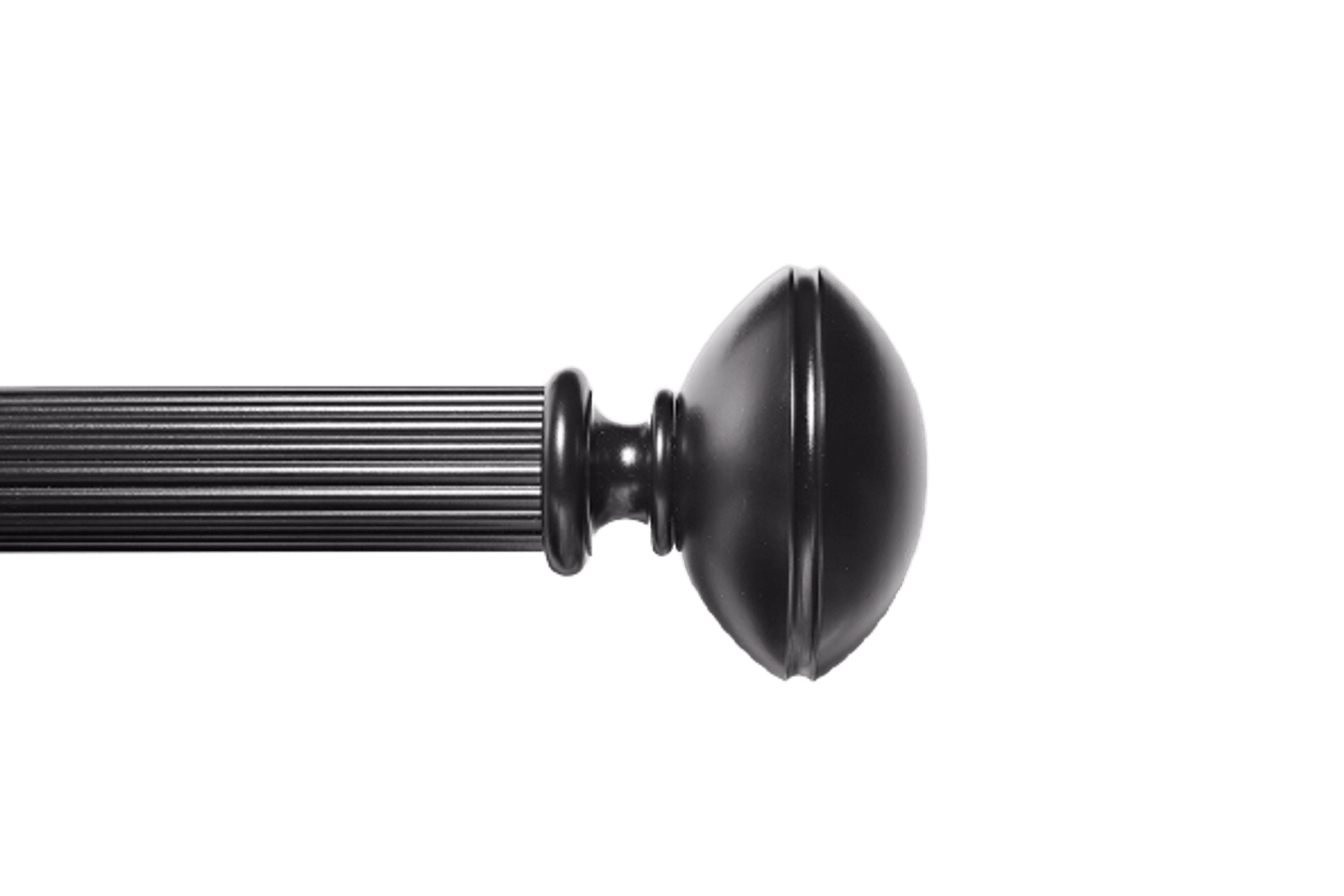 Camellia Finial 40mm Reeded Rod