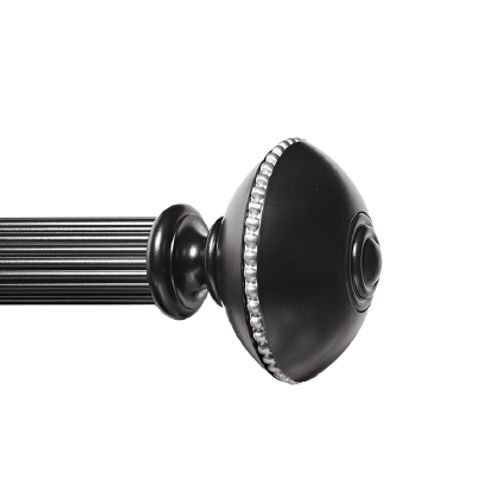 Lotus Finial 40mm Reeded Rod