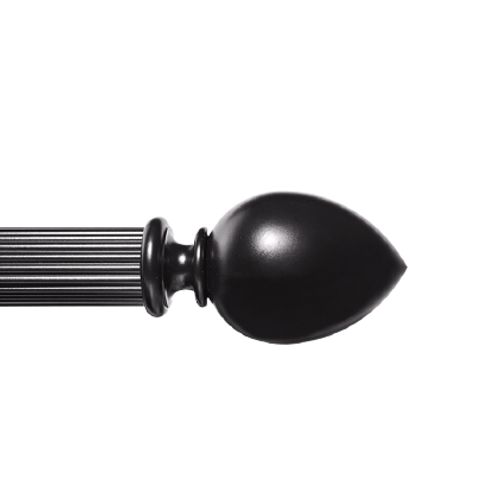 Magnolia Bud Finial 40mm Reeded Rod